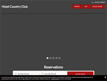 Tablet Screenshot of hotelcountryclub.it